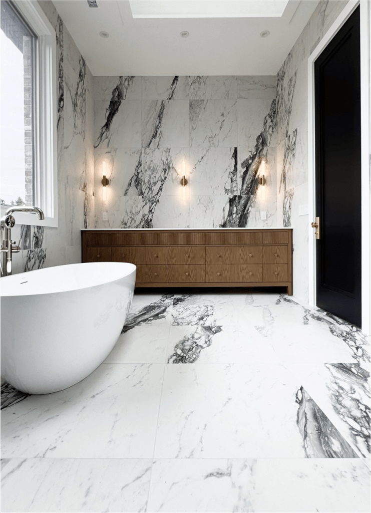 Modern Kitchen Backsplash Ideas Using Large Format Tiles