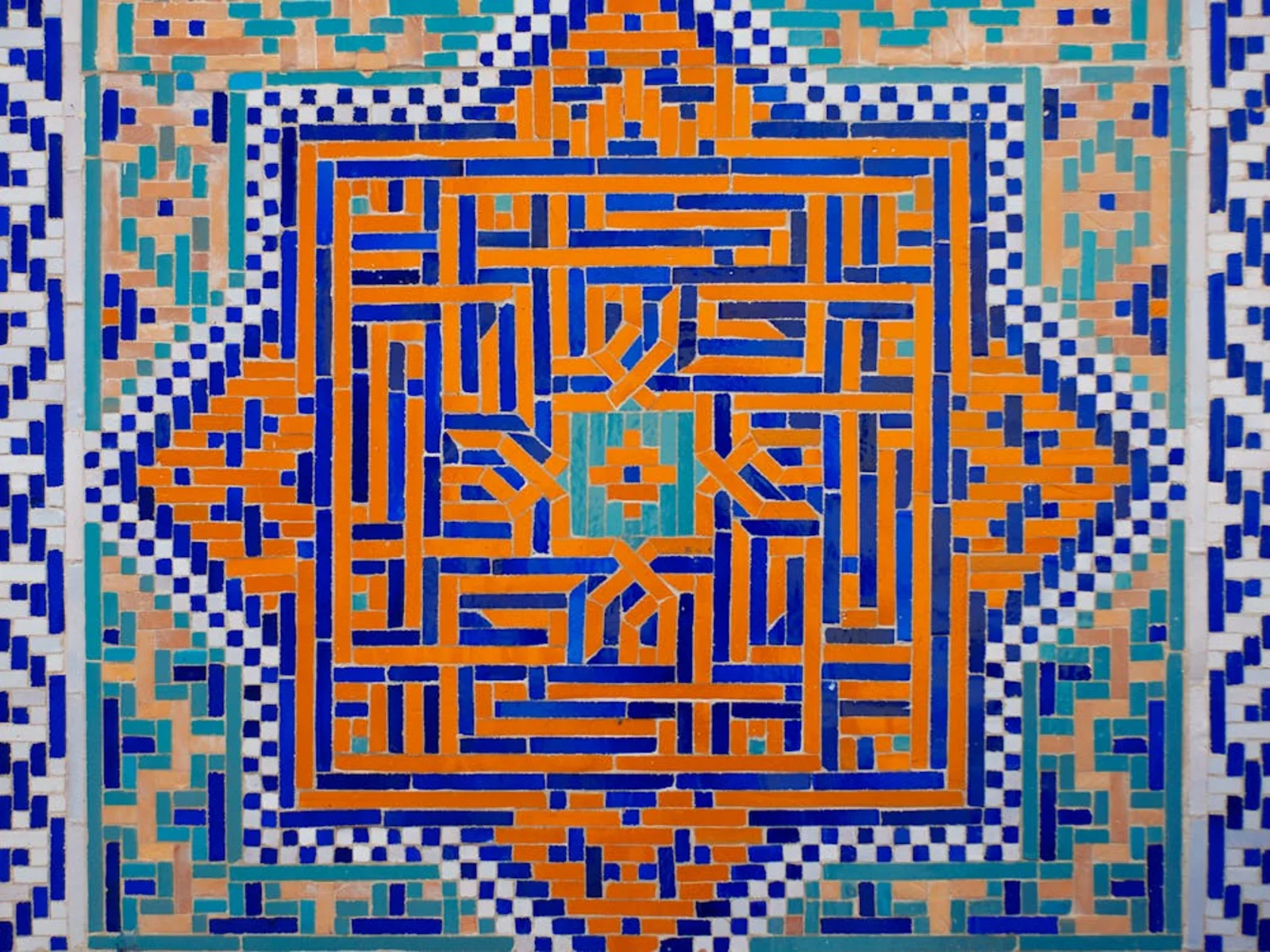 Mosaic & Pattern Work in Maple Leaf